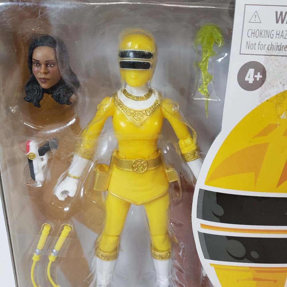 NEW Power Rangers Lightning Collection Zeo Yellow Ranger Action Figure Poseable